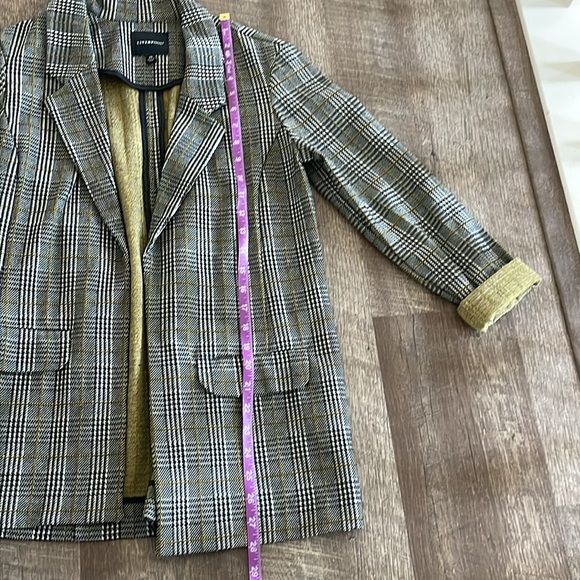 Liverpool Novelty Boyfriend Knit blazer in plaid, XS - Like New - Picture 7 of 8